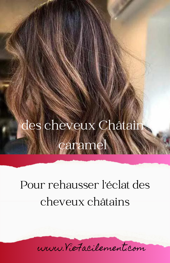 Pour rehausser l'éclat des cheveux châtains, rien ne vaut un balayage ombré caramel qui apporte de la profondeur aux mèches ondulées.