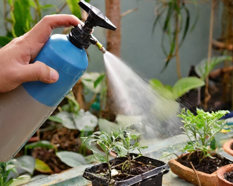 Pour fabriquer un spray DIY afin de favoriser la croissance des plantes tout en éloignant les insectes, suivez ces étapes simples